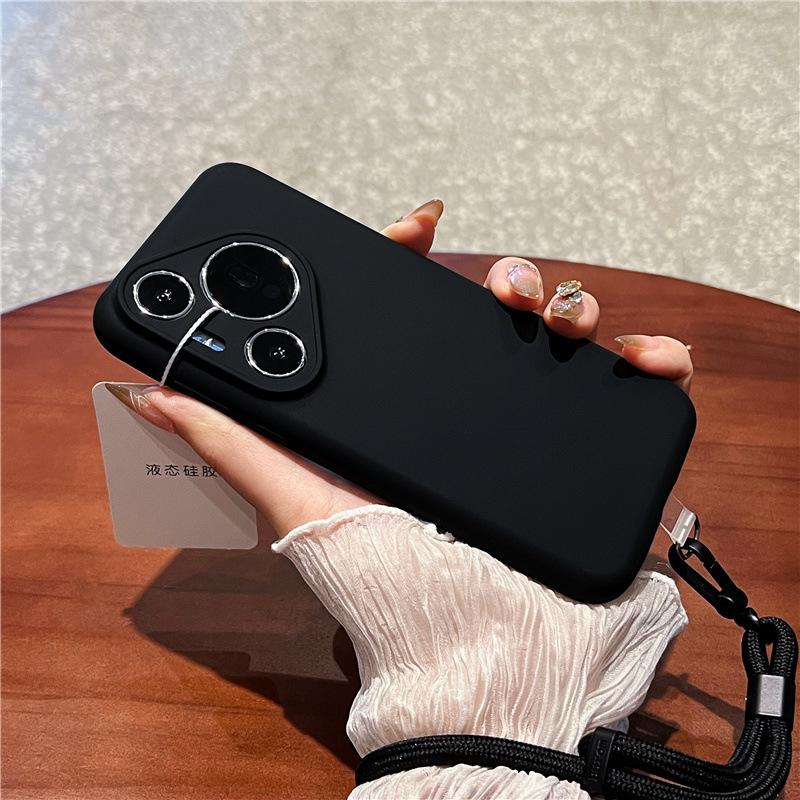 Применимо к чехлу для мобильного телефона Huawei Pura11 новый Pro + дофаминовый жидкий силиконовый браслет-шнурок противоударный чехол