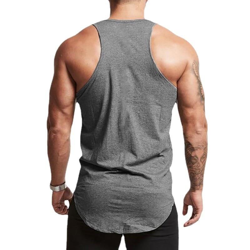 Do The Work New Hot Sale Мужской Бодибилдинг Хлопок Тренажерный Зал Спорт Фитнес Slim Fit Лето Повседневная Мода О-Образным Вырезом Печатных Тренировок Крутой Жилет