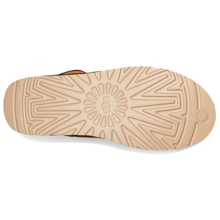 UGG Highland Non-Slip Work Boots Top Layer Cowhide Warm Short Outdoor Boots Men Boots Tan 1112991-WHEA