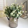 20Pcs Decoration Artificial Eucalyptus Leaves Bendable Silk Eucalyptus Leaf  Bridal Bouquet