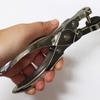 6MM/8MM Manual Single Round Hole Puncher, Plastic Bag OPP Bag PVC Packaging Bag Hole Punching Pliers with 3 Gaskets