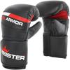 Authentic Meister Cowhide Leather Boxing Gloves with Wrist Support for Men and and Weight Loss Black Women, Unisex, MMA, Boxing, - - Large/X-Large