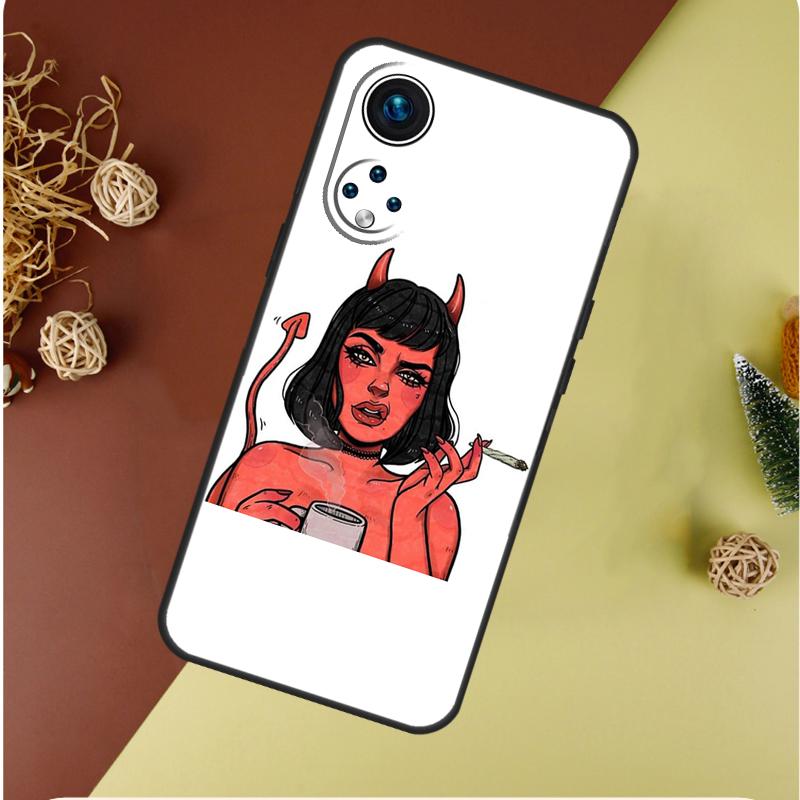 Devil Woman Case For Honor 200 Pro X9b X9a X8b X8a X8 X9 X9c 50 70 90 Honor Magic 7 Lite 6 5 Pro Cover
