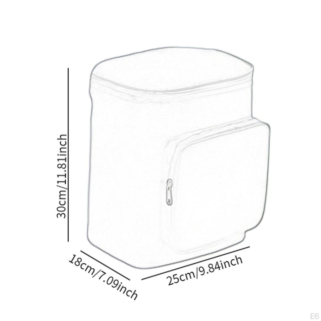 Scooter Front Storage Bag Bicycle Handlebar 17L Large Capacity Universal Outdoor Riding Cycling