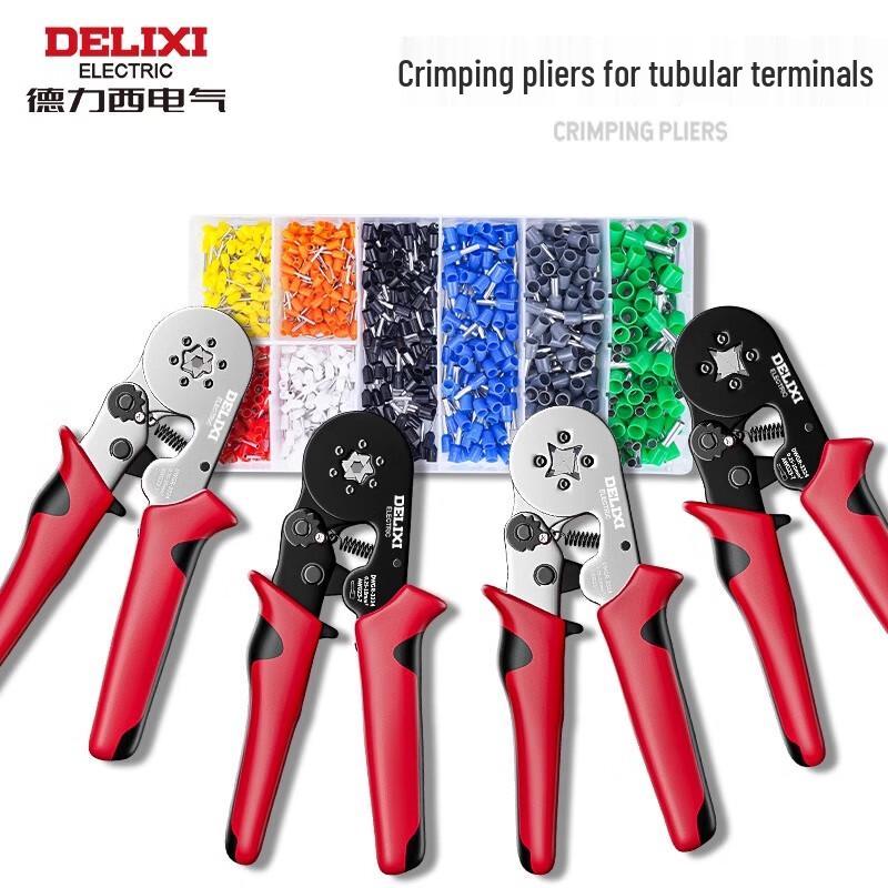 Клеммные обжимные клещи Delexi