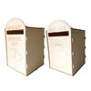 Wedding Card Solid Pine Royal Mail Style Exquisite Retro Personalized Post Box Wooden Name Card Box