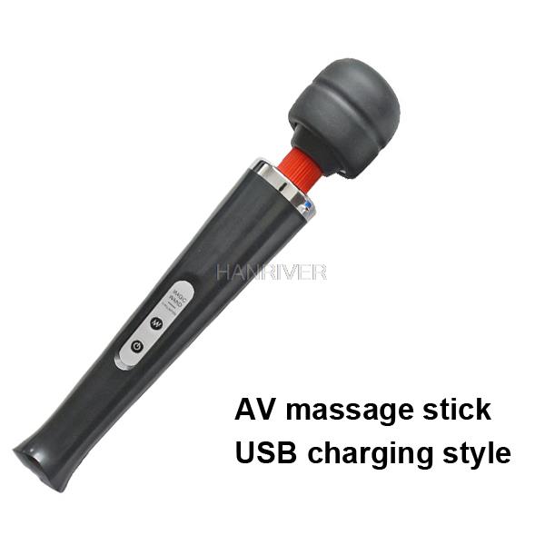 Новый 10-скоростной массажер Magic Wand, большой массажный волшебный жезл, AV-вибраторы, сексуальный вибратор для клитора, секс-игрушки для женщин 32 *