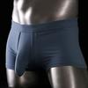 Men Underpants Elephant Nose Mid Waist Solid Color High Elastic Soft Stretchy Breathable Anti-septic Moisture-wicking Soft Men Underpants Underwear