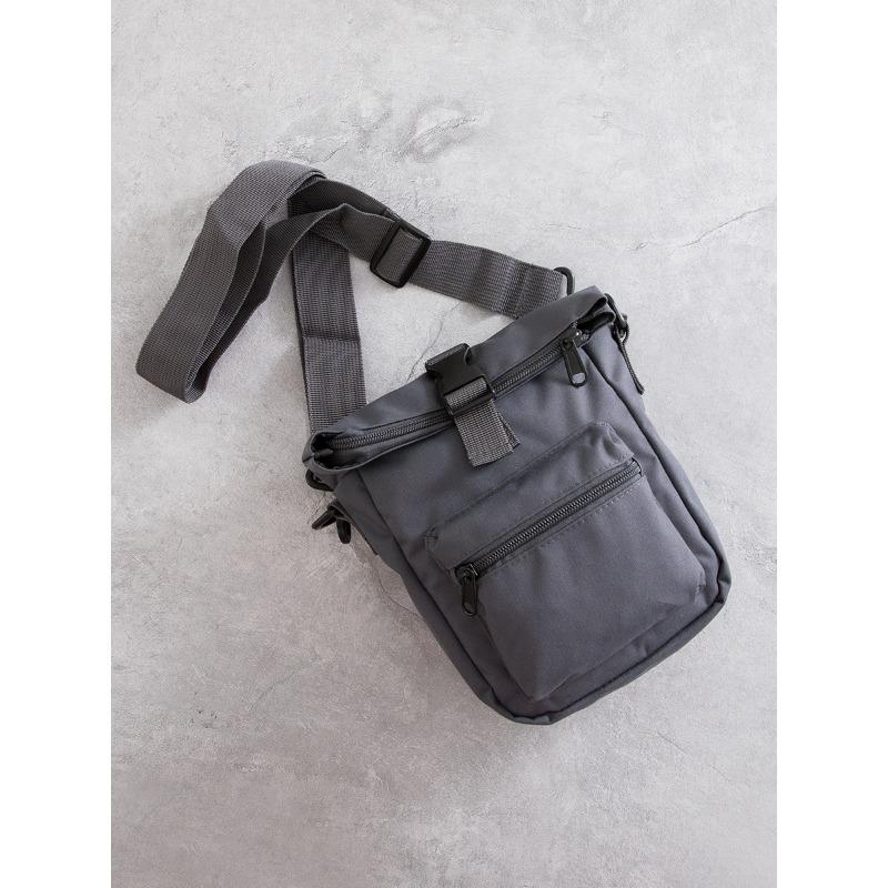 Мужская холщовая маленькая сумка-портфель, простая ветровая сумка для мобильного телефона, повседневная трендовая корейская версия небольшой квадратной сумки с женской сумкой через плечо