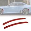 2 шт., декоративные полоски для автомобильных колес, арок крыла, вентиляционных отверстий, защитная крышка, универсальные автомобильные наклейки, внешние аксессуары