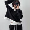 Новинки OPen Run Color Block Поло Футболка Укороченная Толстовка Широкие Штаны Два Пе