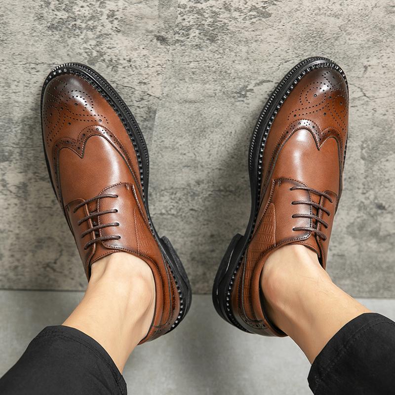 Роскошные брендовые броги с гравировкой, мужская обувь, кожаные туфли-оксфорды высокого качества, кожаные туфли на шнуровке, дизайнерская обувь-мокасины