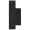 Desk Black Oak Look 131.5 x 50 x 106.5 cm