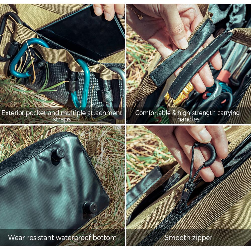 Tent Stake Storage Bag Camping Gear Duffel Bag Waterproof Outdoor Camping Backpacking Tent Peg