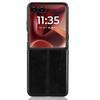 Для Motorola Razr 60 Ultra 5G Чехол Прострочка PU Кожаное Покрытие ПК Чехол для Телефона