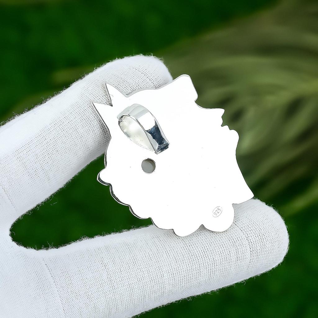 Натуральный агат с перьями, драгоценный камень, кулон, ювелирное изделие из стерлингового серебра 925 пробы для женщин