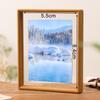 Двусторонняя рама из массива дерева с акриловой крышкой для презентации искусства и каллиграфии в домашней и офисной обстановке