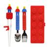 Oxford Block Spoon Fork Case Set, Red, 1 Set