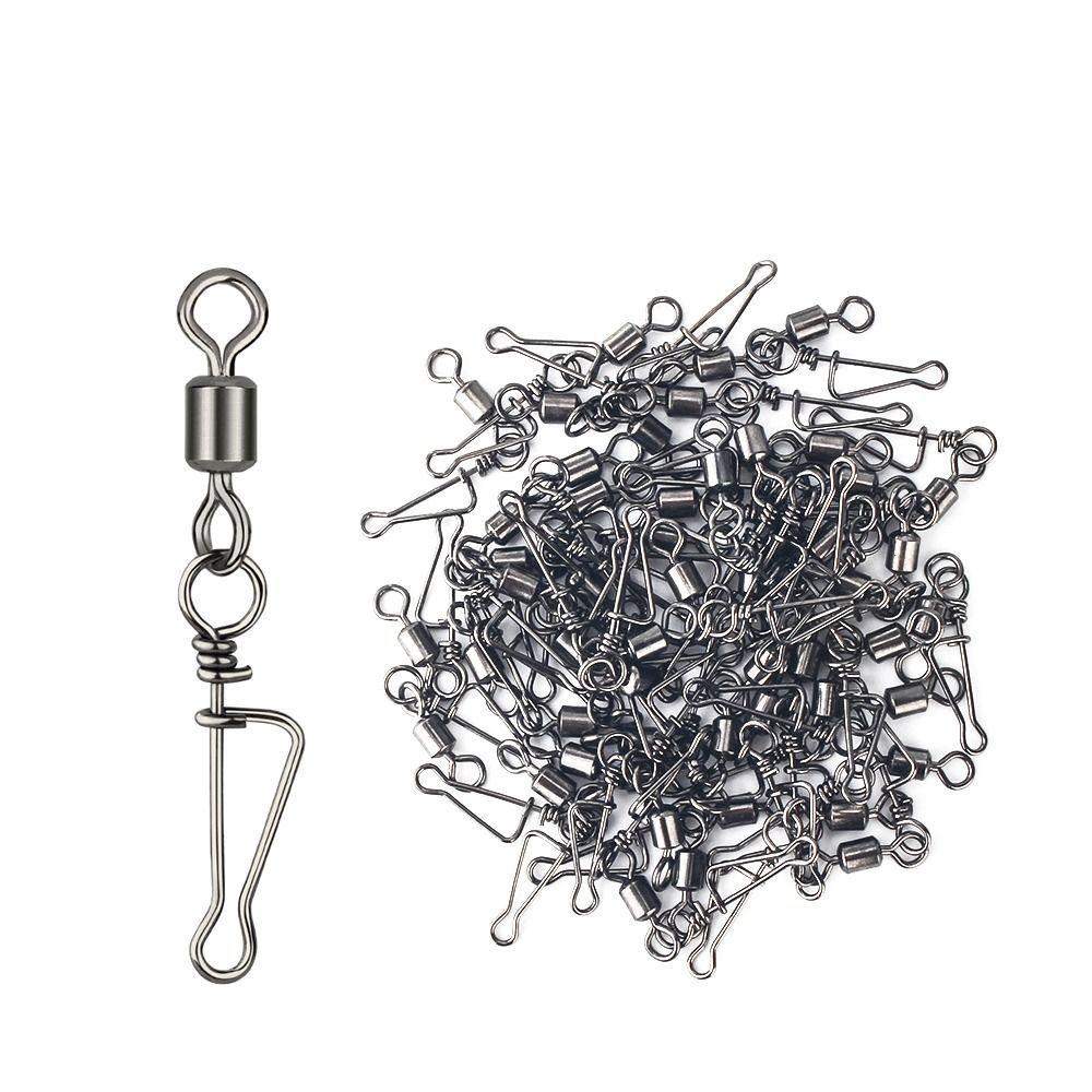 10 шт. соединительное кольцо для рыбалки, вращающийся вертлюг, 8-образный разъем для смены защелки, для ловли карпа