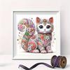 5D Abnormal Diamond Painting Set Kitten DIY Diamond Decorative Painting