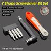 Набор магнитных Y-образных отверточных бит для ремонта велосипеда 1/4" шестигранный Y4 Y5 Y6 Y8 50 мм отвертка бита трещоточный ключ ручной инструмент