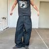 RogueWave High Street Cleanfit Джинсы темно-синего цвета для мужчин и женщин Прямые Винтажные Повседневные Джинсовые Брюки