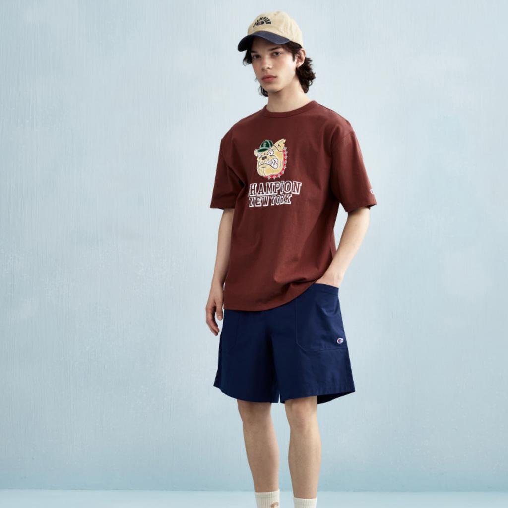 Champion Футболка SS25 Японская версия Унисекс U5BSSJM006