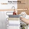 Stainless Steel Pants Rack Multi-layer Coat Hanger Organizer Strong Load-bearing Multi-Functional Hanger Trouser Storage Rack