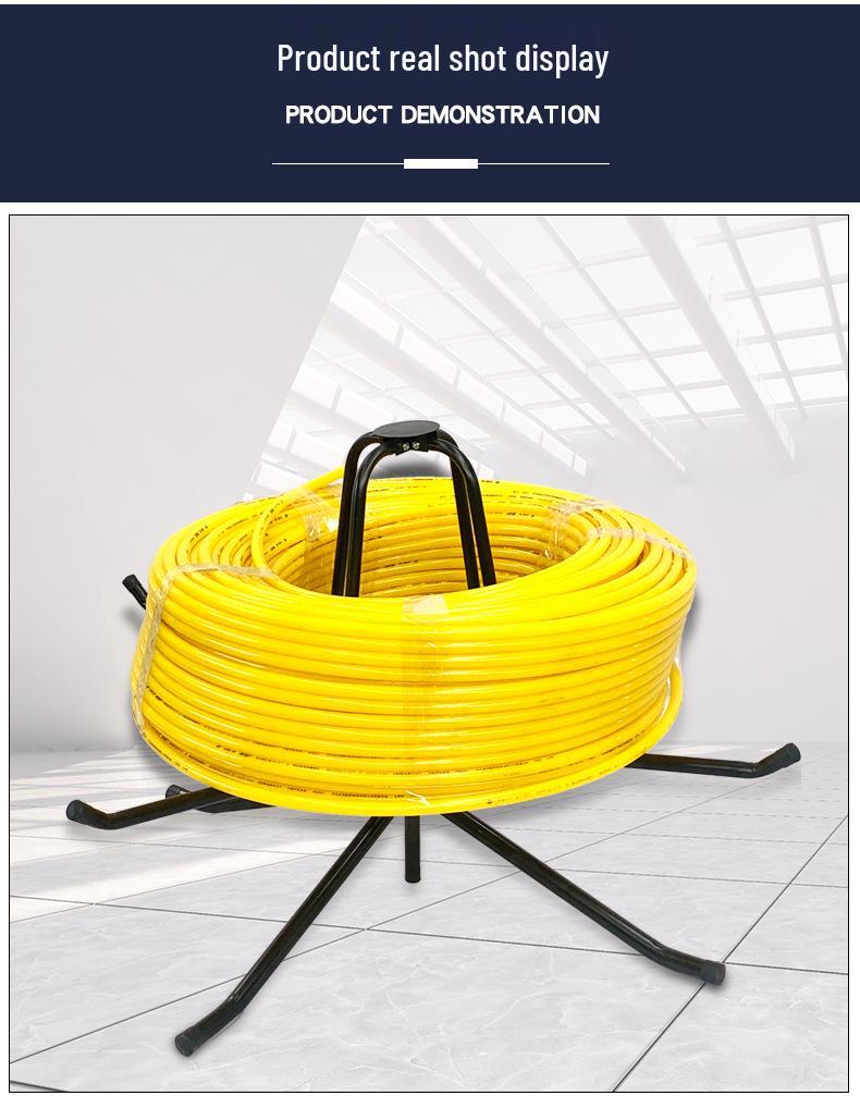 Geothermal Floor Heating Pipe Laying Bracket and Water Manifold Coil Winder