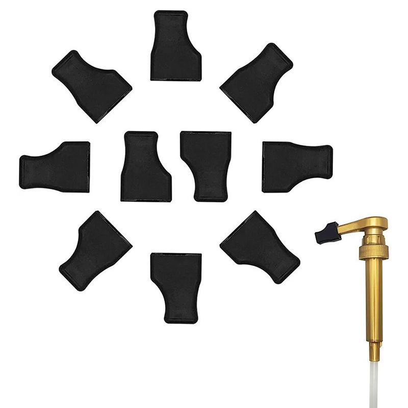 1/2/5Pcs Coffee Syrup Pump Tip Covers Pourer Cap Syrup Covers Silicone Cap Fits For Syrup Pump Pour Dispenser Oil Liquor Bottle 5