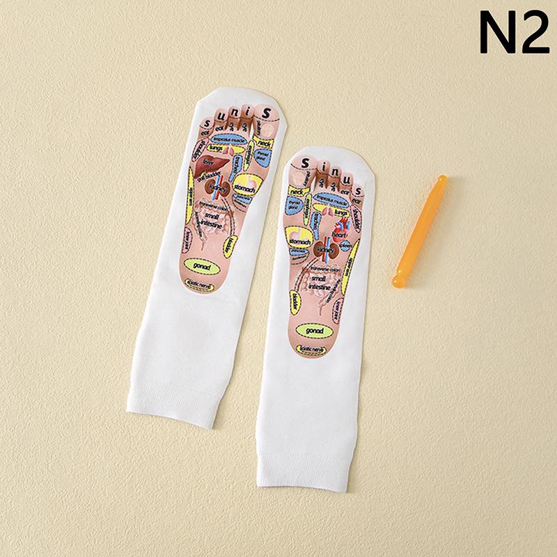 1 комплект носков для массажа ног, акупунктурных точек, массажер для расслабления мышц, снятие усталости ног, носки для точек ног