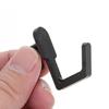 10 шт. Универсальный пластиковый крючок для перфорированной панели Черный/Белый/Серый Сверхпрочный крючок для перфорированной панели J-образной формы Настенная полка для хранения для дома