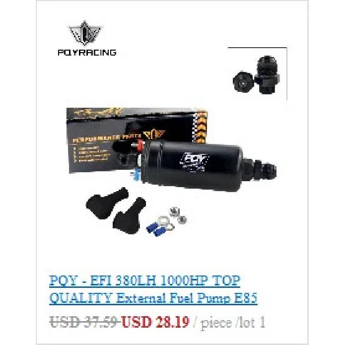 PQY - TOP QUALITY External Fuel Pump 044 OEM:0580 254 044 Poulor 300lph come with PQY pack PQY-FPB044