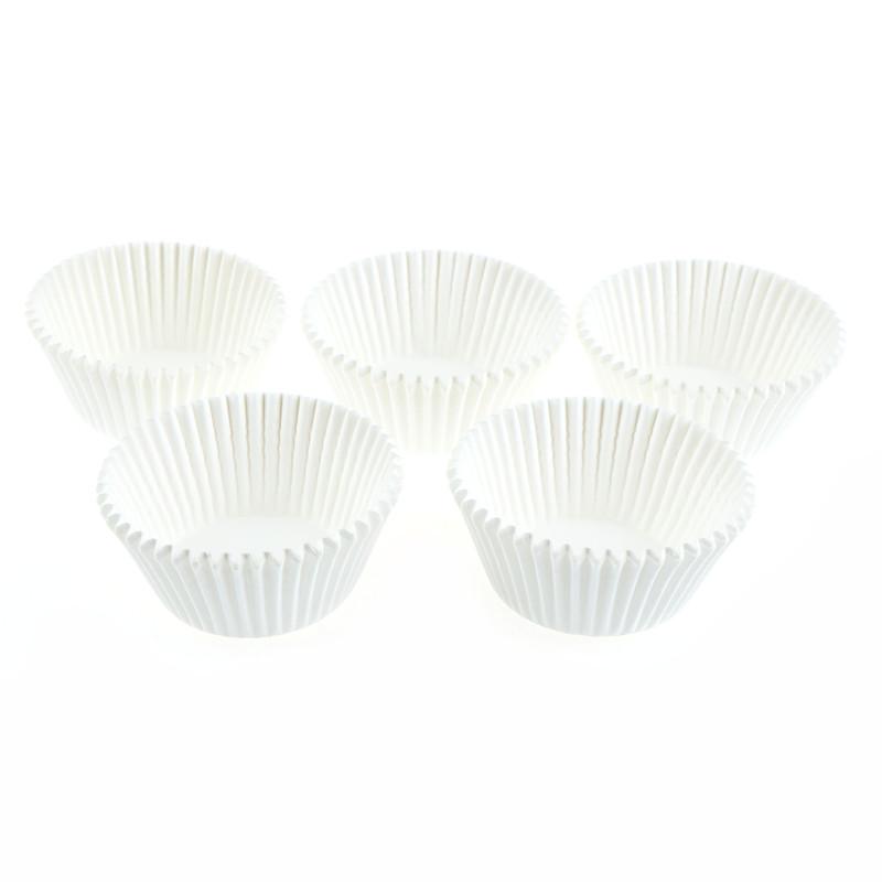 100Pcs White Cupcake Paper Cases Cupcake Paper Cups For Bakeware Cake Tools