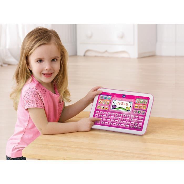Tablette éducative vtech genius xl color rose - 60 activités - fille 4 à 7 ans