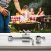 BBQ Oven Balance,Skewer BBQ Rod Limiter Stainless Steel Weight Balancer BBQ Rod Balance Skewer,Limiter Rotisserie Roast Chicken Set