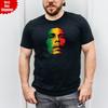 Regge T-Shirt Multi Coloured Face Printed Reggae Jamaica Rasta Short Sleeve Top