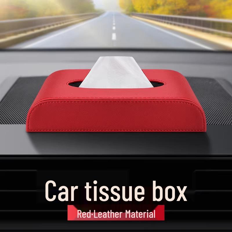 Совместимая кожаная коробка для салфеток для салона автомобиля Lingbao BOX/Uni/COCO