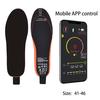 1 пара зимних электрических стелек с подогревом 3000 мАч, перезаряжаемые, 3 настройки температуры, управление через приложение