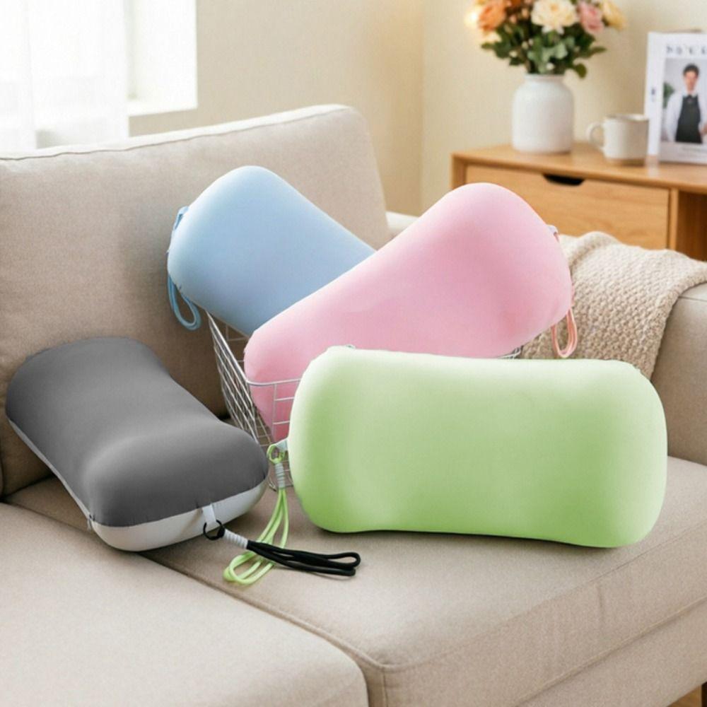 Ice Silk Summer Cooling Pillow Ergonomic Neck Pillow Lumbar Support Lumbar Pillow Bedroom