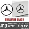 Original Car ABS 3D Logo Rear Trunk Badge Decoration Sticker For Mercedes Benz AMG E-Class W212 2010-2016 W213 E Class 2017-2020 GR1