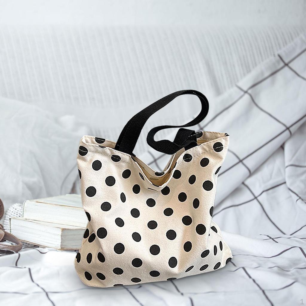 Canvas Tote Bag for Women Casual Portable Lady Party Birthday Gift Beach