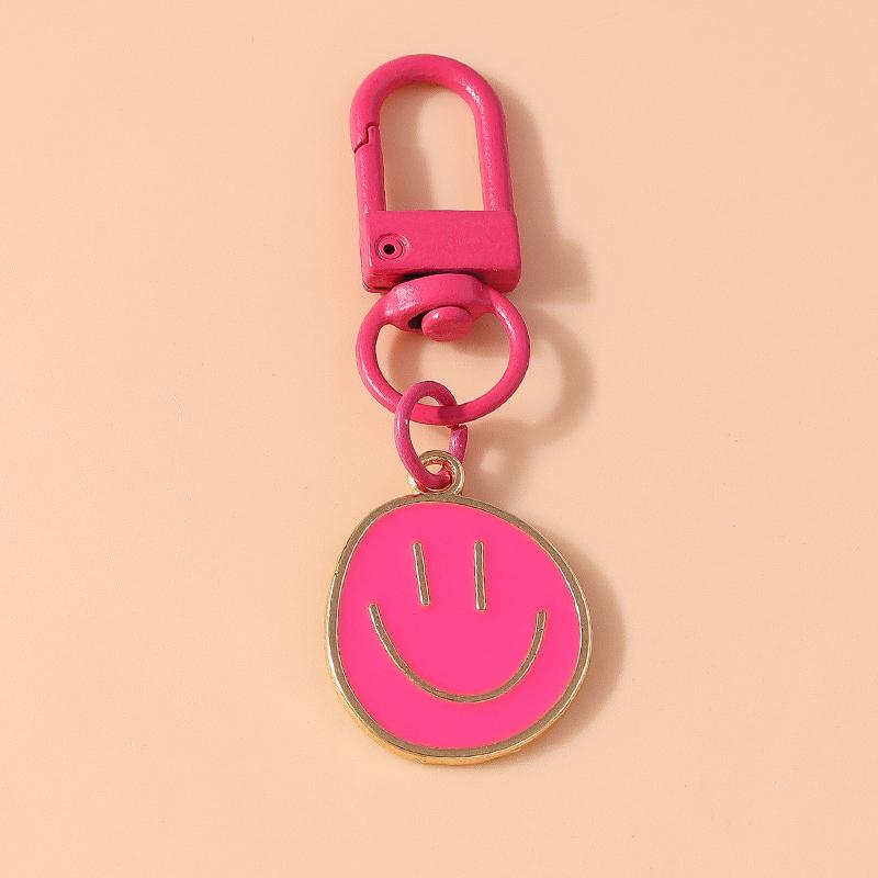 Lovely Smile Face Keychain Emoticon Keyring Pendants for Men Women Key Holder Handbag Decor Pendant DIY Jewelry Gifts