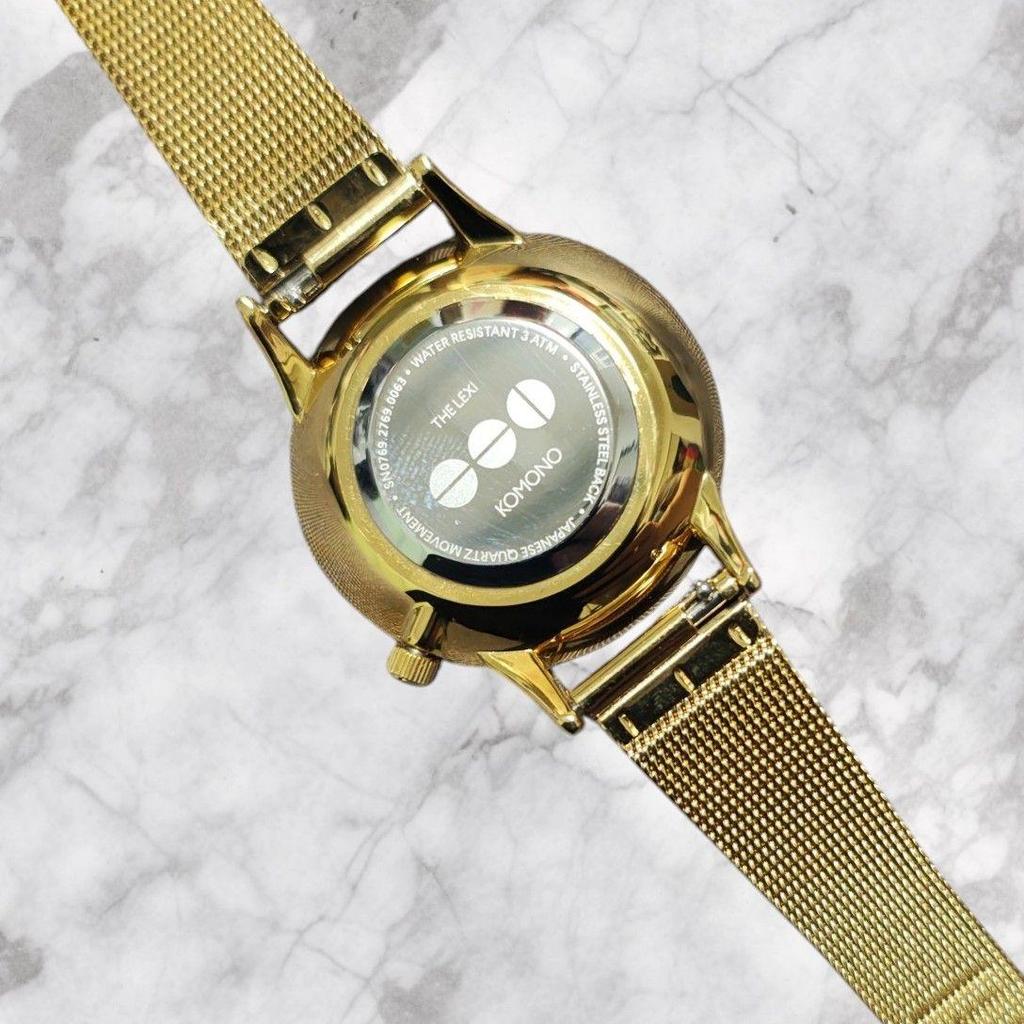 Б/у Неиспользованные, на батарейках KOMONO LEXI ROYALE GOLD Lexi Royal Gold 36 мм женские часы
