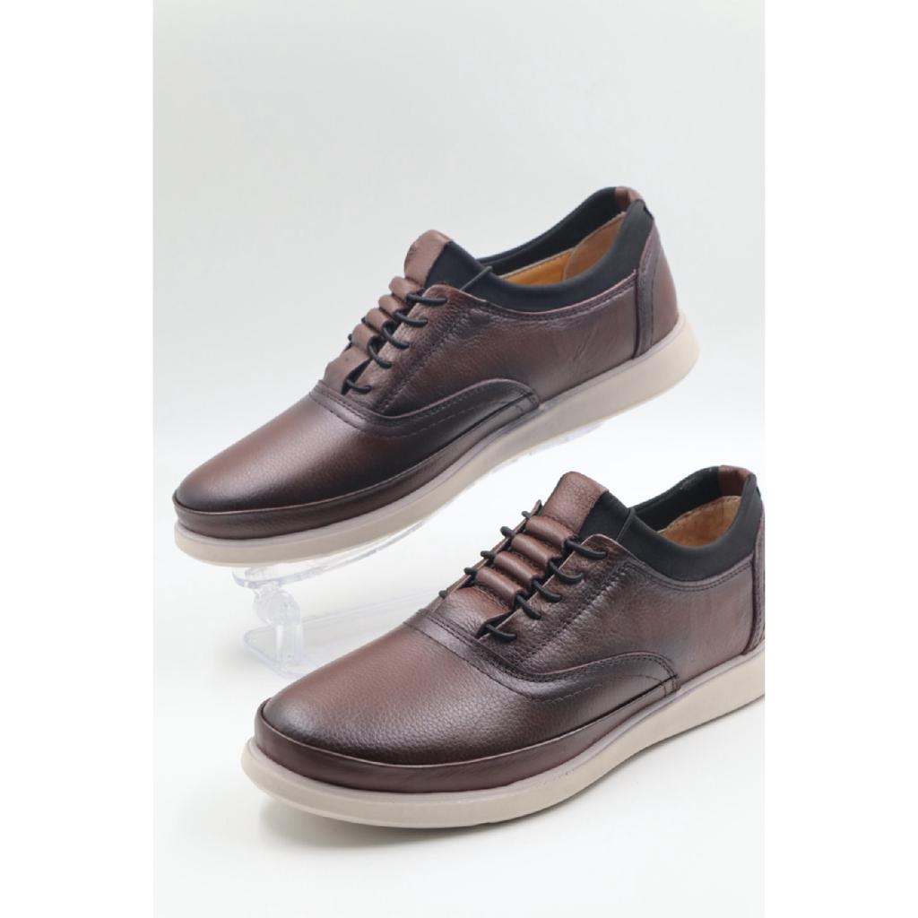 Мужская ультра удобная легкая сезонная черная повседневная обувь из натуральной кожи с внутренней и наружной отделкой