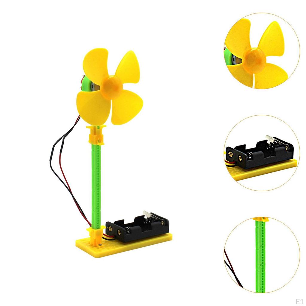 DIY Electric Fan Assembly Kit Educational Toy Handmade Developmental Handcrafted Science