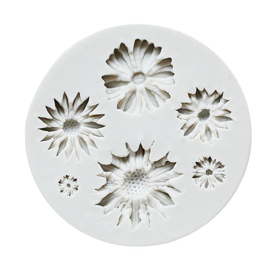 3D Flower Silicone Molds Cake Candy Chocolate Baking Mold BPA-free Pastry Baking Tool for Desserts Jelly Pudding