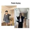 Korean College Style Striped Patchwork Two-Piece Women's Knitted Sweater