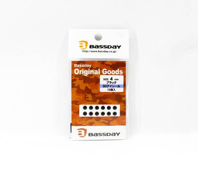 Bassday Живой глазной тюлень 3D диаметр 4 мм черный (8498)