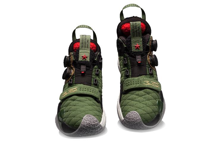 Li Ning Кроссовки Way Of Wade 8, Кожаная амортизация Lei Feng, Нескользящая, Износостойкая, Средняя высота, ABEP001-8